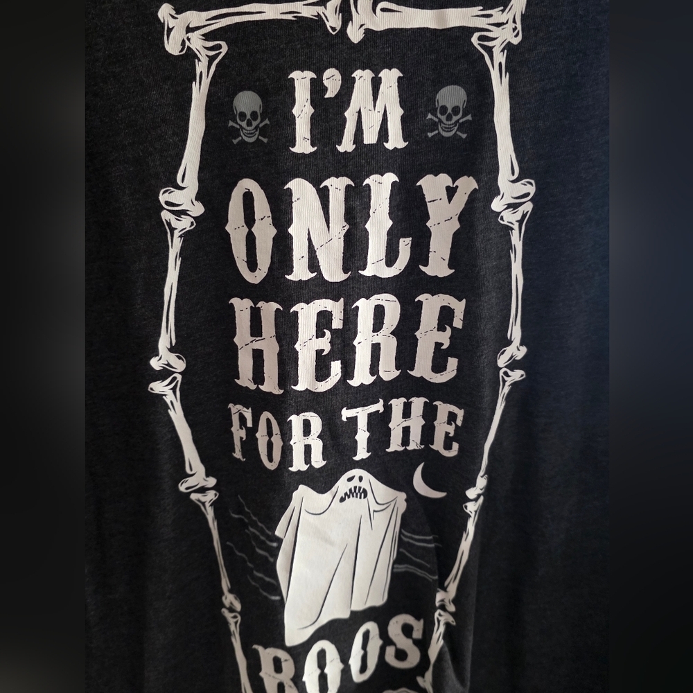 Gray Halloween Graphic Tee - Picture 2 of 4